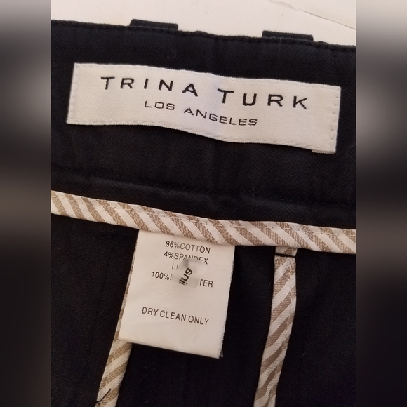 Trina Turk Los Angeles Black Dress Pants Size 4 - Picture 16 of 17